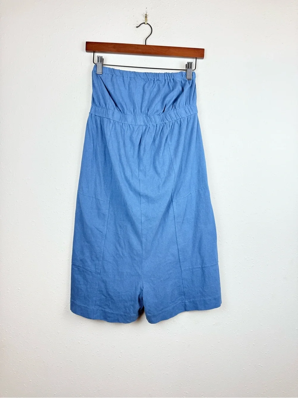 Free People Free-est Adalee Off Shoulder Tube Royal Blue Romper Size XS NEW